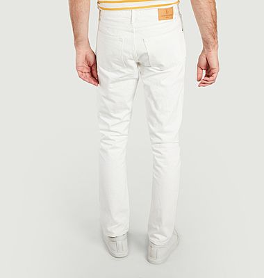 Circle 14oz White selvedge Straight Jeans
